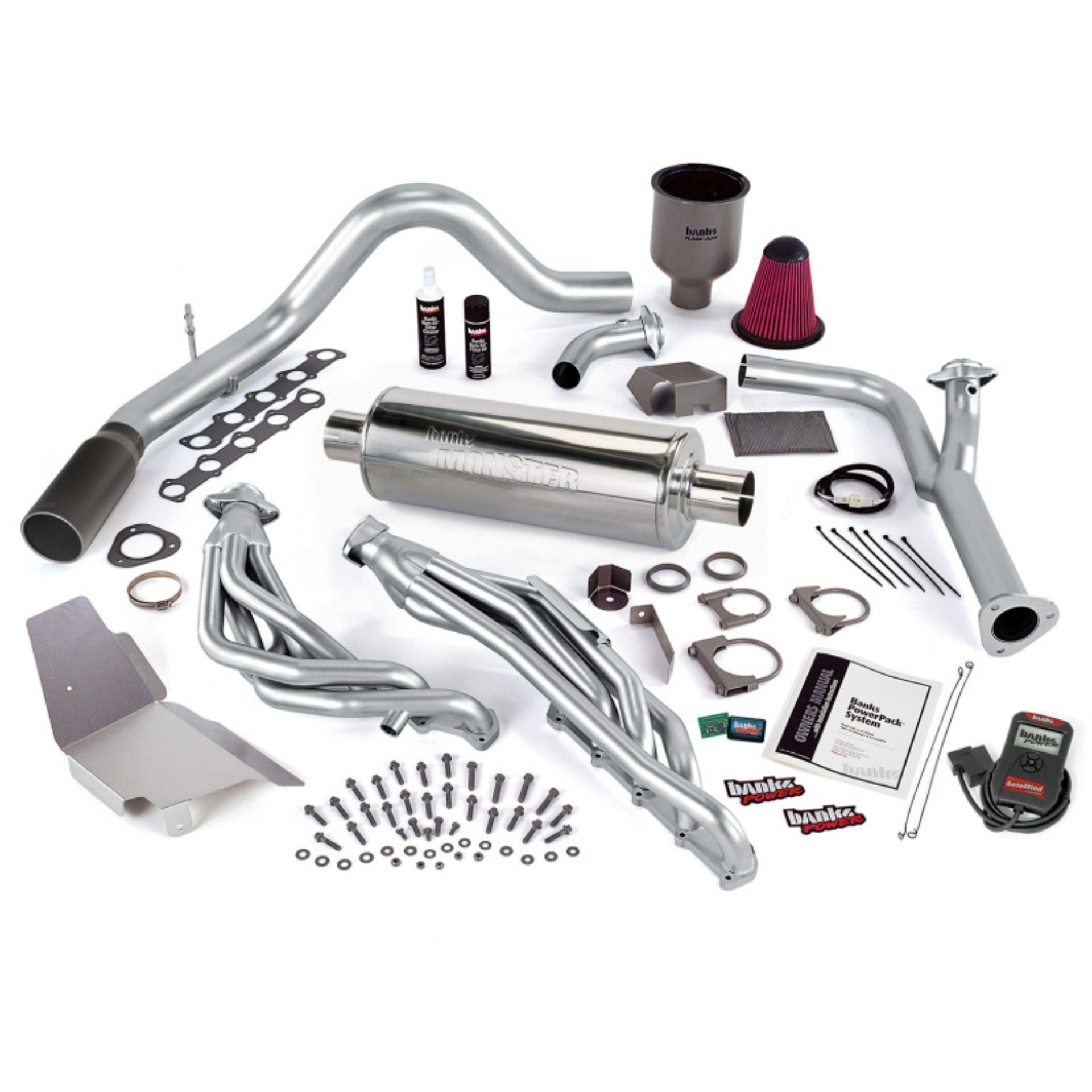 Picture of Banks Power 99-04 Ford 6.8L Truck EGR-Early Cat PowerPack System W/AutoMind