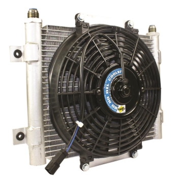 Picture of BD Diesel Xtrude Trans Cooler w/Fan 5.5in