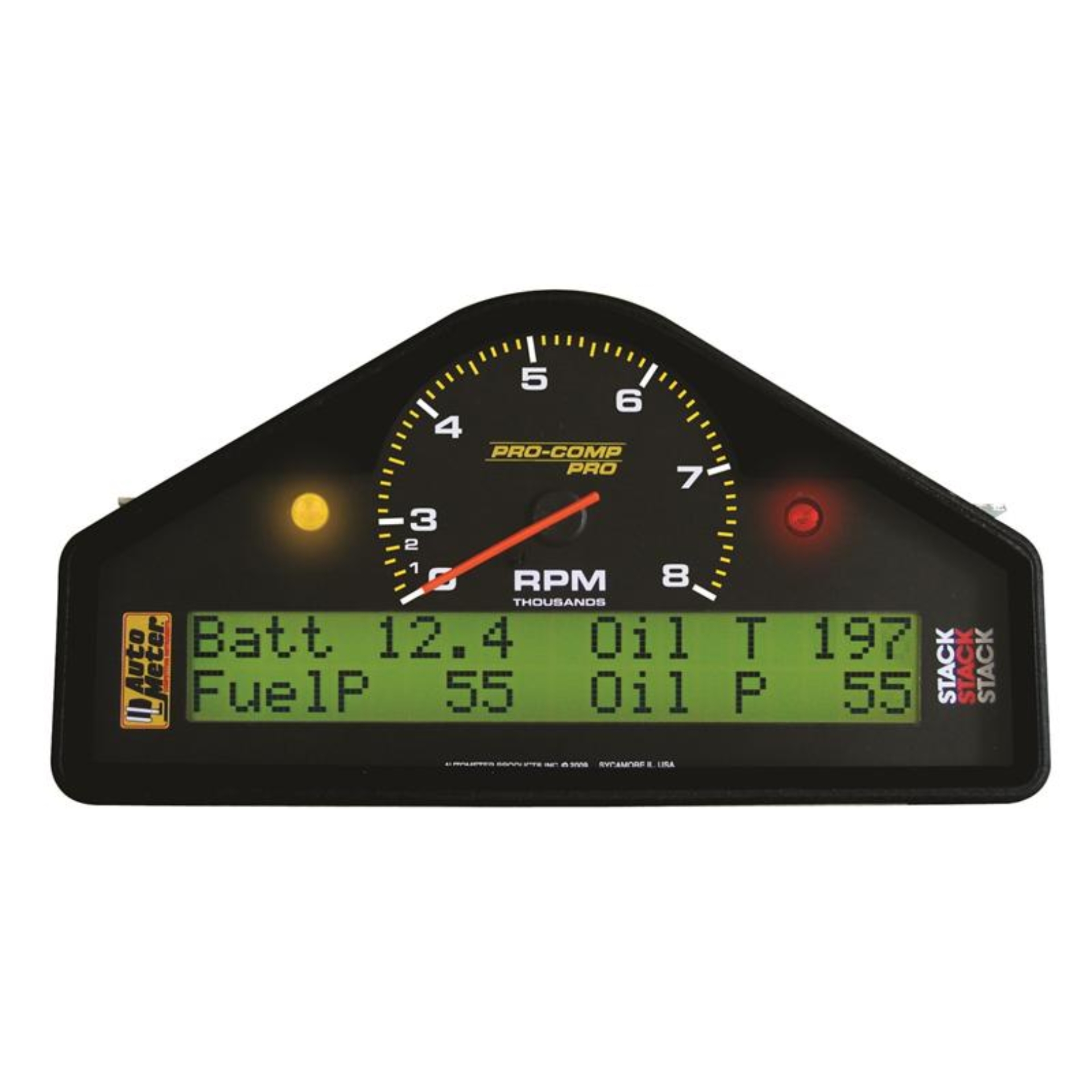 Picture of Autometer Pro-Comp Race Dash 0-8k RPM/Speed/Oil Press & Temp/WaterTemp/Fuel Pressure/Battery Gauge