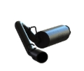 Picture of MBRP 97-99 Jeep Wrangler (TJ) Inline-4 2.5L, Inline-6 4.0L 2 1/2in Cat Back Single Side Black Coated