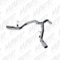 Picture of MBRP 13-15 Dodge 25/3500 Cummins 6.7L(Excl. CC/SB)4in Filter Back Cool Duals AL(Leaf Spring)