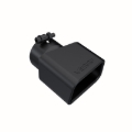 Picture of MBRP Universal Tip 4.75inx 3in Rectangle Angled Cut 3in O.D. inlet Pass. Side 7.375in length Black