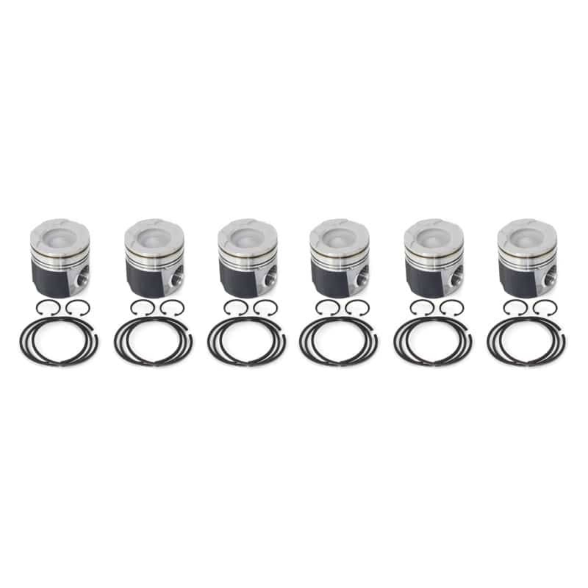 Picture of Industrial Injection 04.5-07 Dodge 24V STD Piston w/ Rings/Wrist Pins/Clips Coated / Chamfered - Set