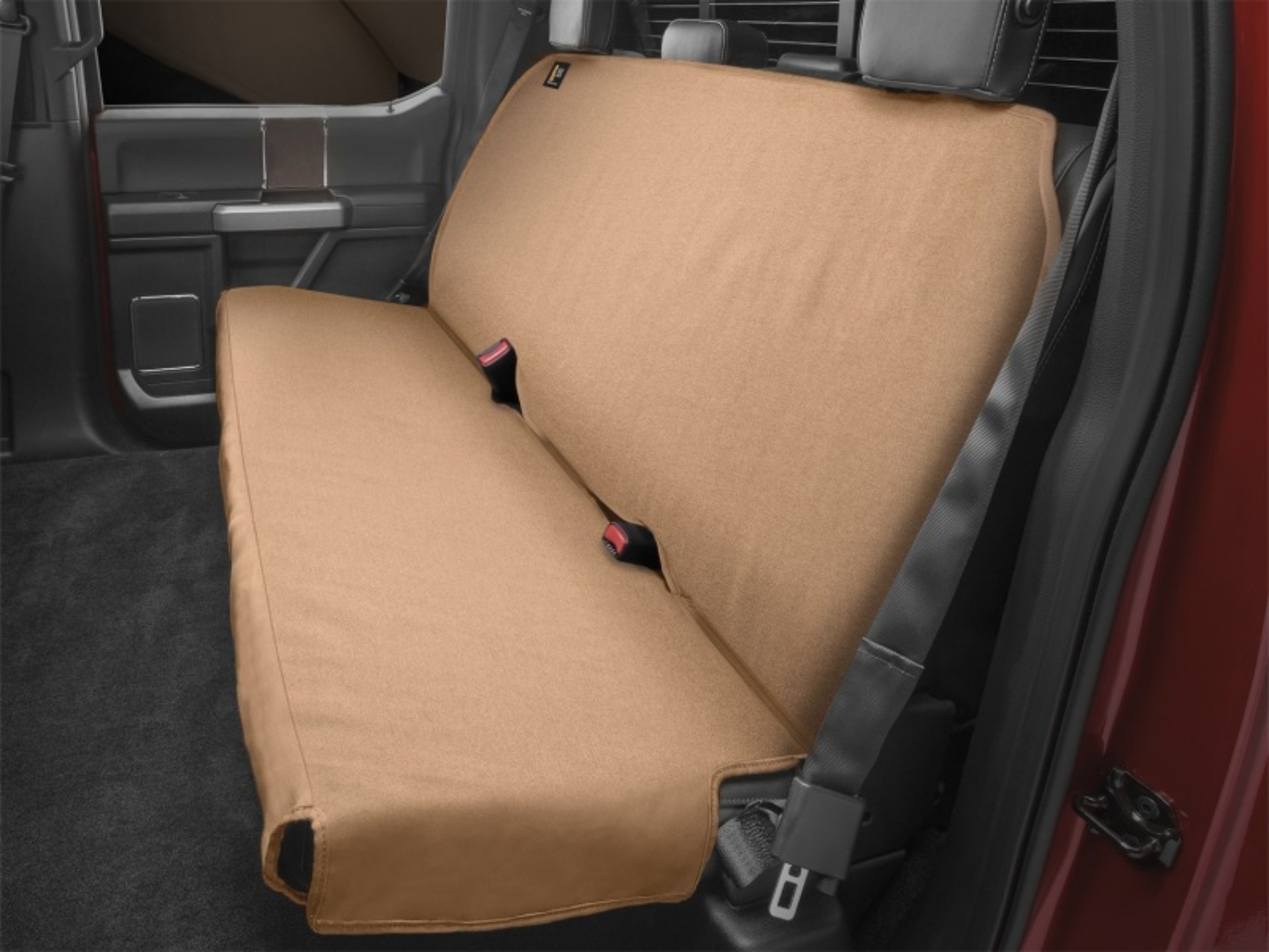 Picture of WeatherTech 07-12 Acura MDX / 02-06 Audi S4 / 10-15 Chevy Silverado 1500 Tan Rear Seat Protector