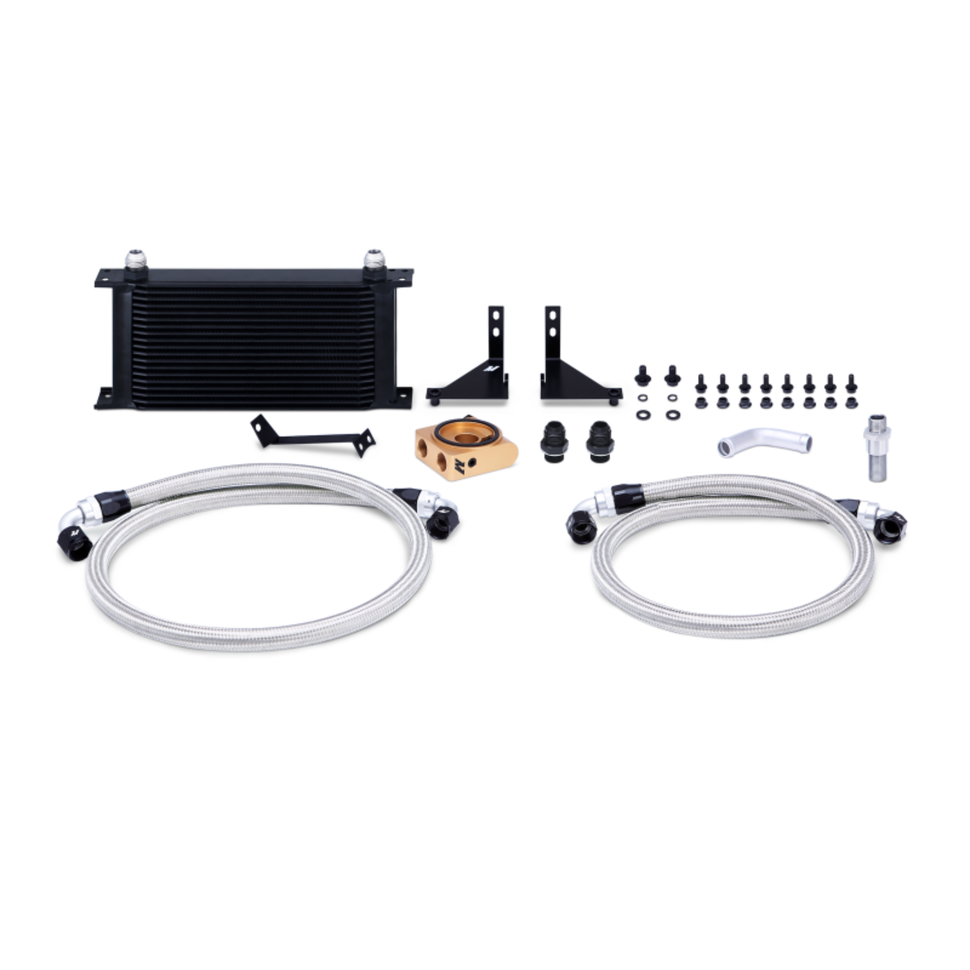 Picture of Mishimoto MM Oil Cooler-Kits-Tstat - MMOC-FIST-14TBK