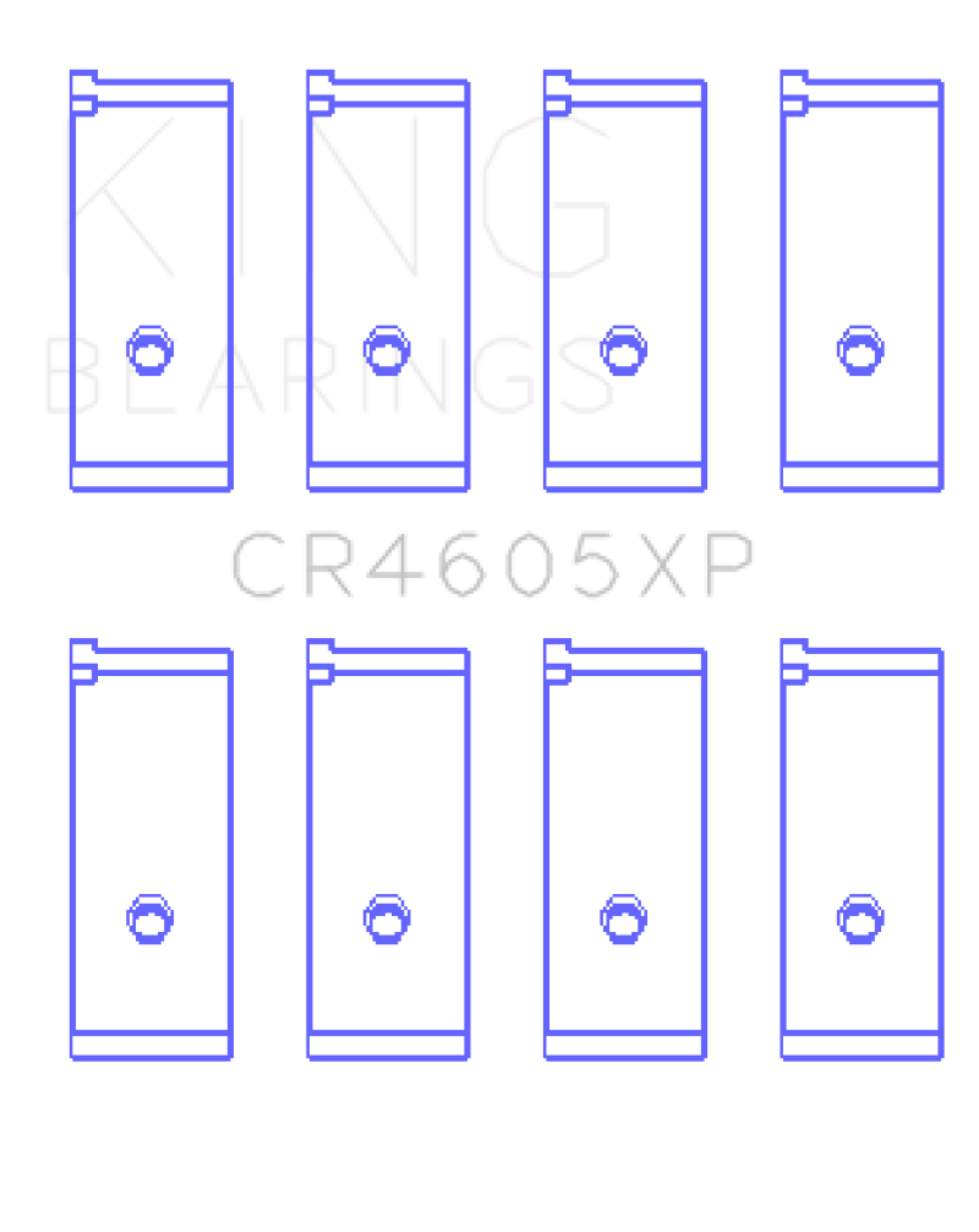 Picture of King Engine Bearings Suzuki G13A/G13B (Size STD) Performance Rod Bearing Set
