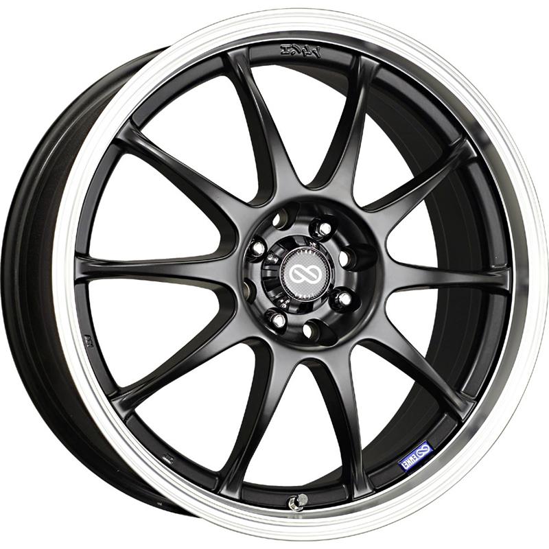 Picture of Enkei J10 18x7.5 5x112/114.3 38mm Offset 72.6mm Bore Dia Black Wheel