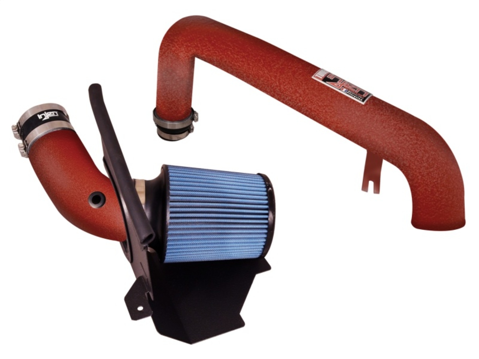 Picture of Injen 15-18 Ford Focus ST 2.0L (t) 4cyl Wrinkle Red Short Ram Intake w/ MR Tech & Heat Shield