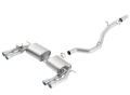 Picture of Borla 13-15 Audi S3 S-Type Dual Round Rolled Catback Exhaust