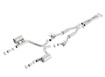 Picture of Borla 2015 Dodge Challenger SRT/392 Hemi 6.4L V8 S-TYPE Catback Exhaust w/ Valves Factory Bezel