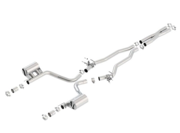 Picture of Borla 2015 Dodge Challenger SRT/392 Hemi 6.4L V8 ATAK Catback Exhaust w/ Valves Factory Bezel