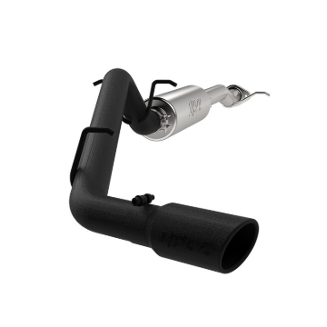Picture of MBRP 2015 Chevy/GMC Colorado/Canyon 2.5L & 3.6L Black Coated 3in C/B Single Side Exit