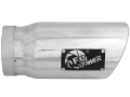 Picture of aFe Diesel Exhaust Tip Bolt On Polished 5in Inlet x 6in Outlet x 12in Long