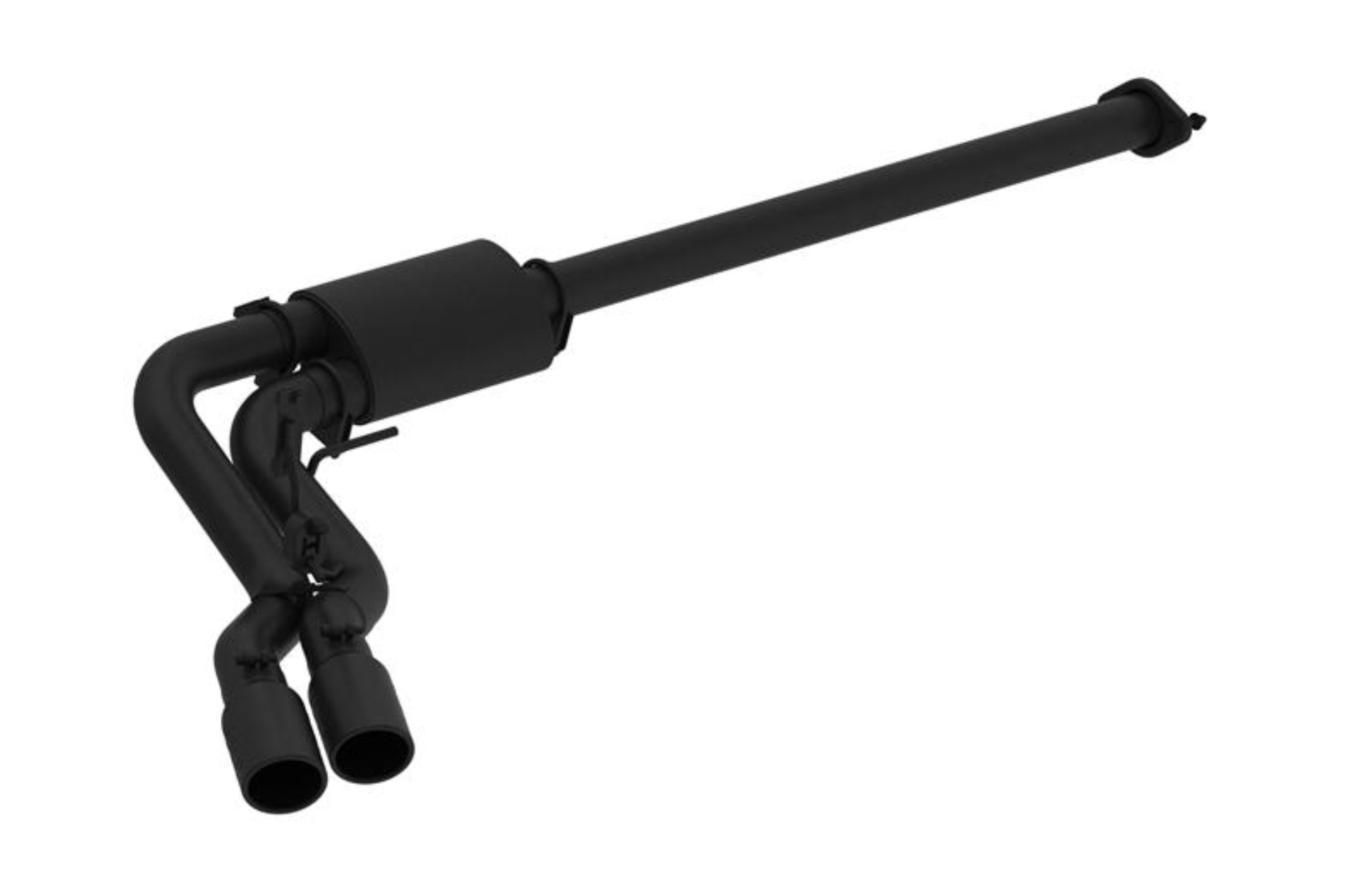 Picture of MBRP 15-16 Ford F-150 2.7L/3.5L/5.0L 3in Cat Back Single Side Pre-Axle Dual Exit Black Coated