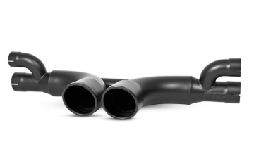 Picture of MBRP 14-19 Porsche GT3/GT3RS 3in Center Muffler Bypass 4in Tips - Black Coated