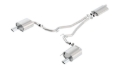 Picture of Borla 15-16 Ford Mustang EcoBoost 2.3L AT/MT EC-Type Cat Back SS Single Round Rolled Tips Exhaust