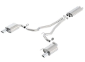 Picture of Borla 15-16 Ford Mustang GT / Convertible 5.0L AT/MT EC-Type CB SS Single Round Rolled Tips Exhaust
