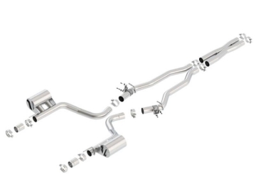 Picture of Borla 2015 Dodge Challenger Hellcat 6.2L V8 ATAK Catback Exhaust No Tips Factory Valance