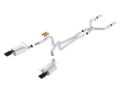 Picture of Borla 13-14 Mustang GT/Boss 302 5.0L V8 RWD Single Split Rear Exit ATAK Black Chrome CB Exhaust