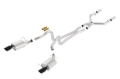 Picture of Borla 13-14 Mustang GT/Boss 302 5.0L V8 RWD Single Split Rear Exit ATAK Black Chrome CB Exhaust