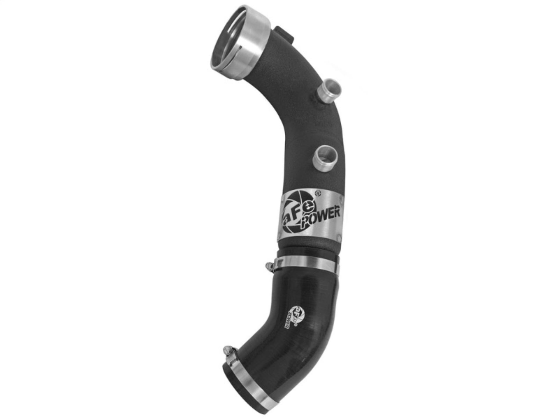 Picture of aFe BladeRunner 3in Black Intercooler Tube Cold Side w/ Couplings & Clamps 07-10 BMW 335i 3.0L (tt)