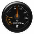 Picture of Innovate MTX Analog 30 PSI Vacuum/Boost Gauge Kit - Black Faceplate