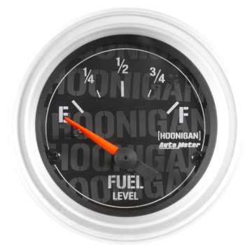 Picture of Autometer Hoonigan 52mm 24 Ohm Empty 33 Ohm Full Electronic Fuel Level Gauge