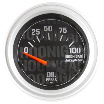 Picture of Autometer Hoonigan 52mm 100psi Full Electronic Oil Pressure Gauge