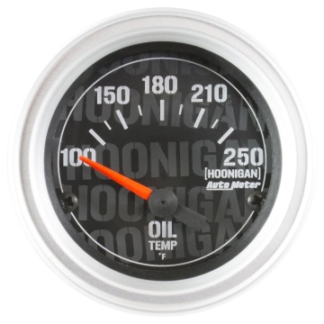 Picture of Autometer Hoonigan 52mm 100-250 Deg F Full Electronic Oil Temp Gauge