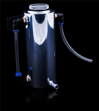 Picture of Weapon R 24 fl oz Polished Coolant Reserve w/ Bottom Inlet and View Tube
