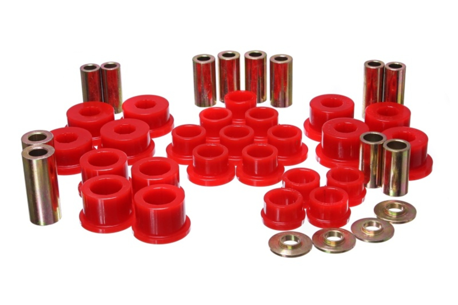 Picture of Energy Suspension 06-14 Mazda Miata Red Rear Control Arm Bushing Set