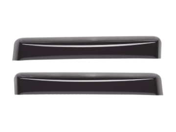 Picture of WeatherTech 19-21 Ram 1500 Crew Cab Rear Side Window Deflectors - Dark Smoke