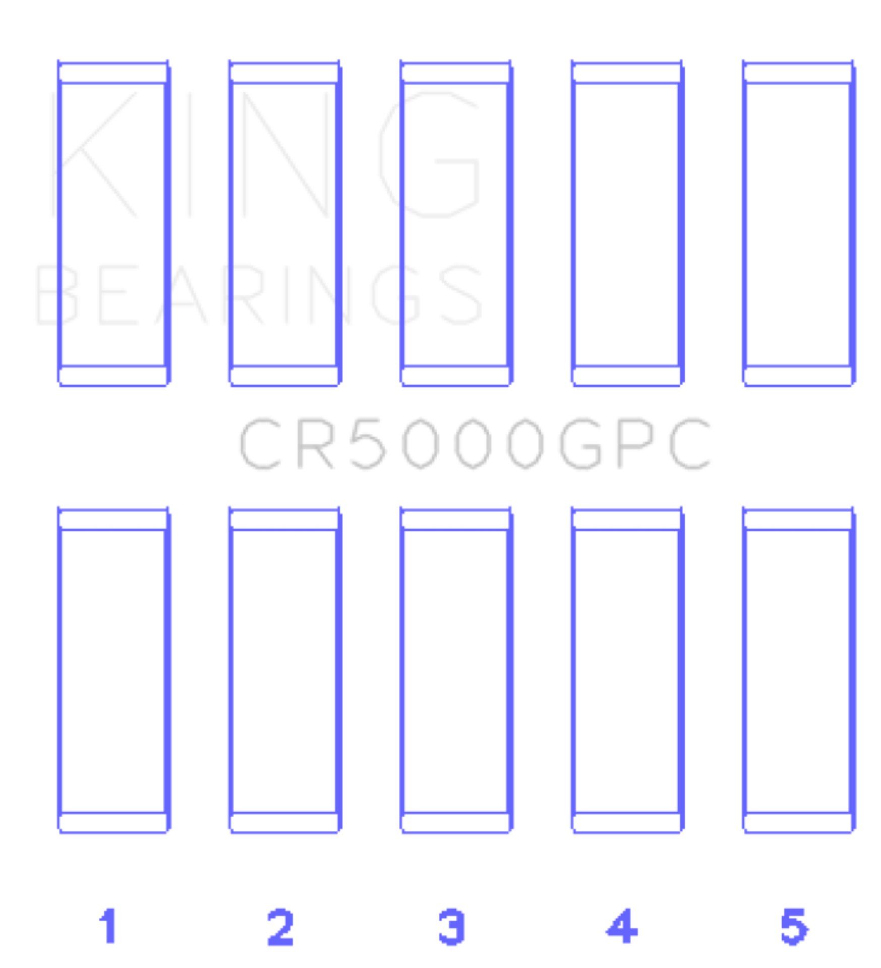 Picture of King Engine Bearings Audi CEPA/ CEPB Connecting Rod Bearing Set