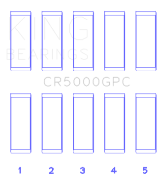 Picture of King Engine Bearings Audi CEPA/ CEPB Connecting Rod Bearing Set