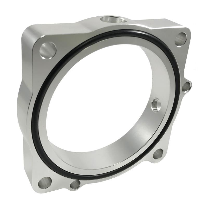 Picture of Torque Solution TQS TB Spacer-Red Throttle Body Spacers - TS-TBS-029R