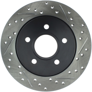 Picture of Sport Drilled & Slotted Brake Rotor; Rear Left