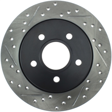 Picture of Sport Drilled & Slotted Brake Rotor; Rear Right