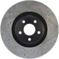 Picture of Sport Drilled & Slotted Brake Rotor; Front Left