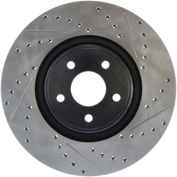 Picture of Sport Drilled & Slotted Brake Rotor; Front Left