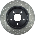 Picture of Sport Drilled & Slotted Brake Rotor; Rear Right