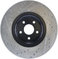 Picture of Sport Drilled & Slotted Brake Rotor; Front Left