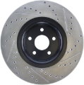 Picture of Sport Drilled & Slotted Brake Rotor; Front Right