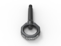 Picture of aFe Control Rear Tow Hook Grey BMW F-Chassis 2/3/4/M