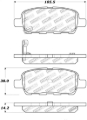 Picture of Street Brake Pads with Shims and Hardware