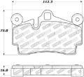 Picture of Street Brake Pads with Shims and Hardware