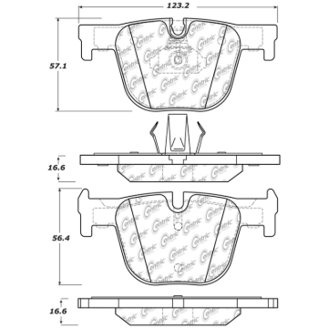 Picture of Street Brake Pads with Shims and Hardware