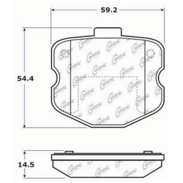 Picture of StopTech Street Touring 06-09 Chevrolet Corvette Z06 Front Brake Pads