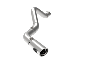 Picture of aFe Large Bore-HD 5 IN 409 SS DPF-Back Exhaust System w/Polished Tip 20-23 GM Truck V8-6.6L