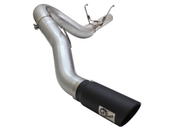 Picture of aFe MACHForce XP Exhaust Large Bore 5in DPF-Back SS 13-15 Dodge Trucks L6-6.7L (td) *Black Tip