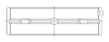 Picture of ACL Nissan VK50VE/VK45DE Standard Size High Performance w/ Extra Oil Clearance Main Bearing Set